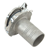 2" Stainless Steel Flip-Top Fuel Fill (non-vented cap) - Round Flange