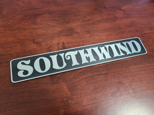 Southwind Boats Emblem - Brushed Aluminum