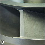 B Cut Aluminum Impeller