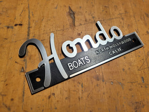 Hondo Boats North Hollywood Emblem