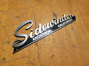 Sidewinder Boat Emblem